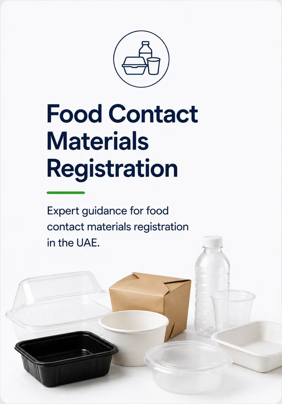 Food Contact Materials Registration, expert guidance for food contact materials registration in the UAE