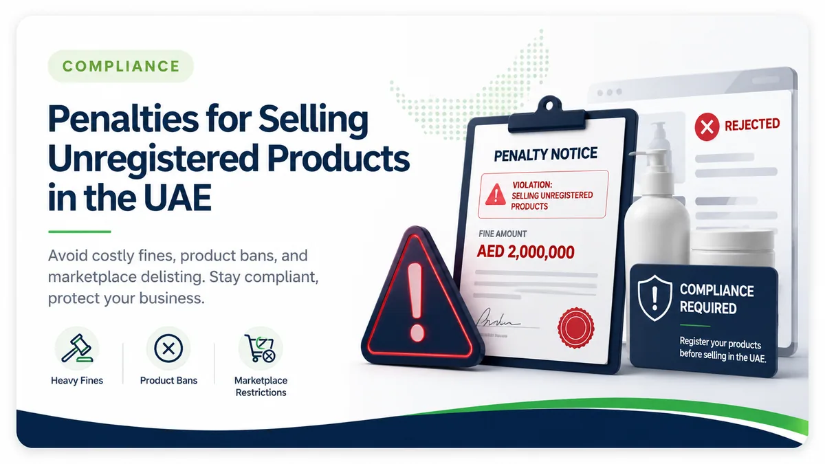 Compliance: Penalties for Selling Unregistered Products in the UAE