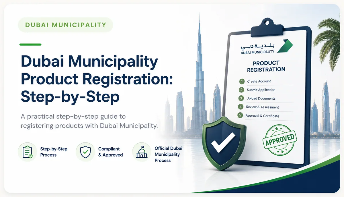 Dubai Municipality: Dubai Municipality Product Registration: Step-by-Step