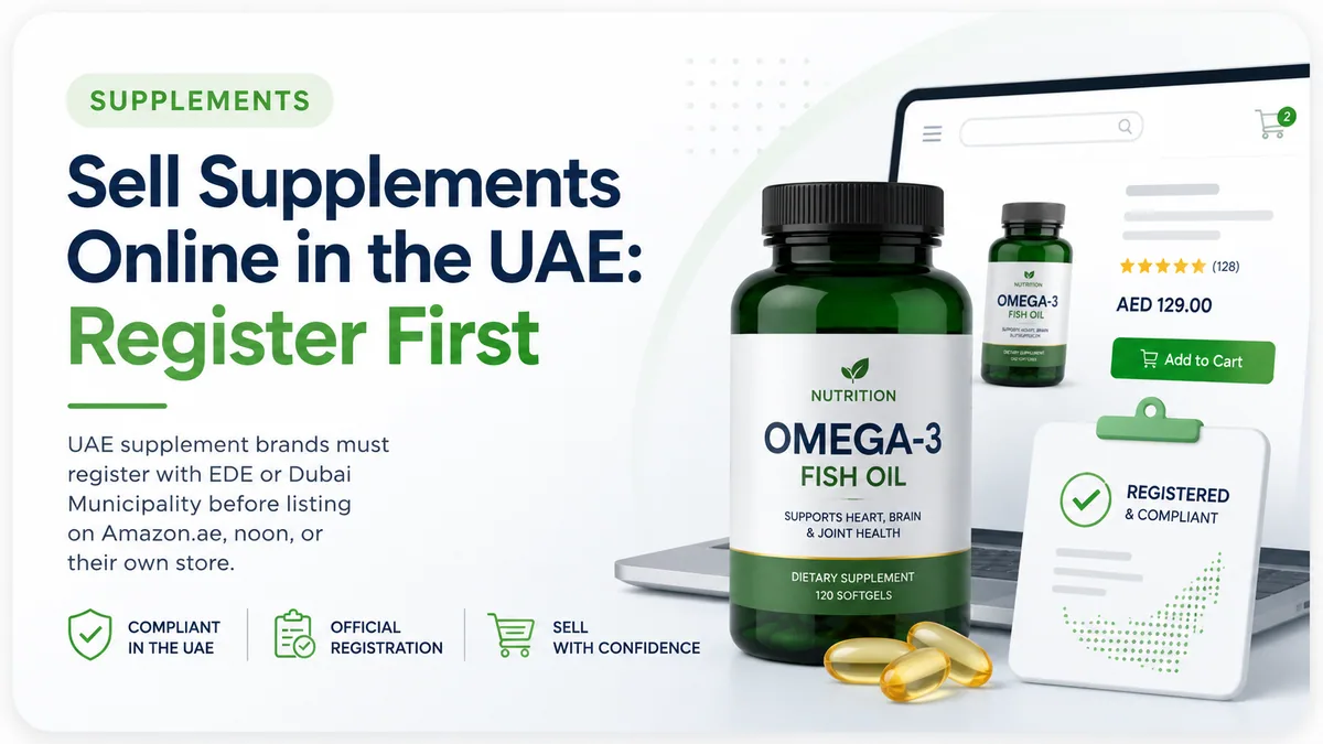 Supplements: Sell Supplements Online in the UAE: Register First